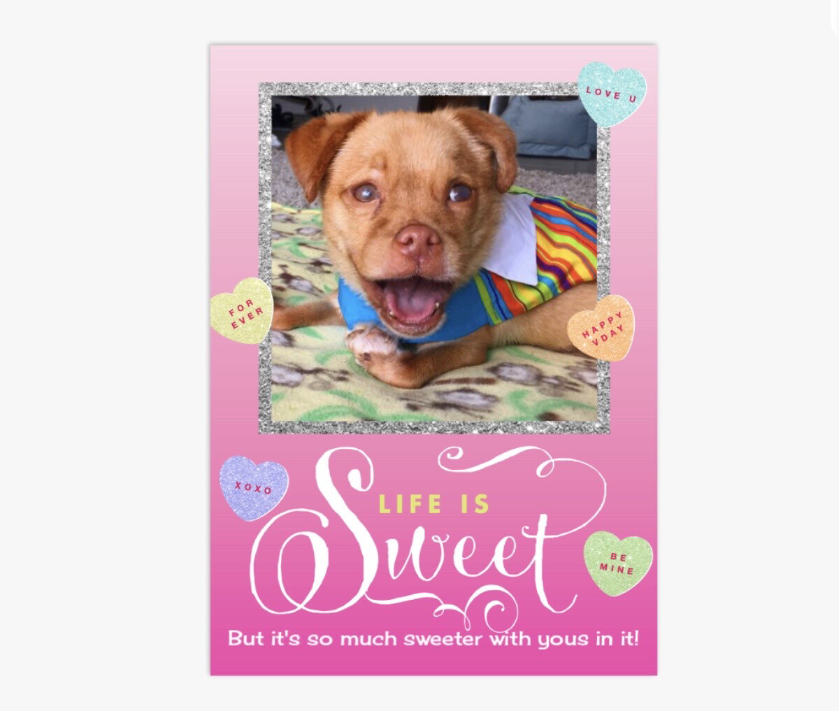 Sweetheart Benjamin Buttons Valentine’s Day Card