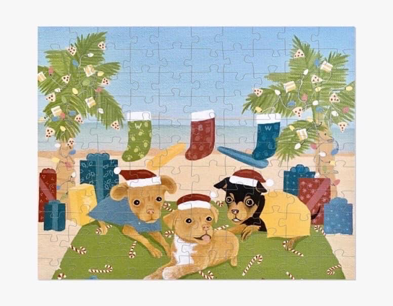 Christmas By The Sea Puzzle