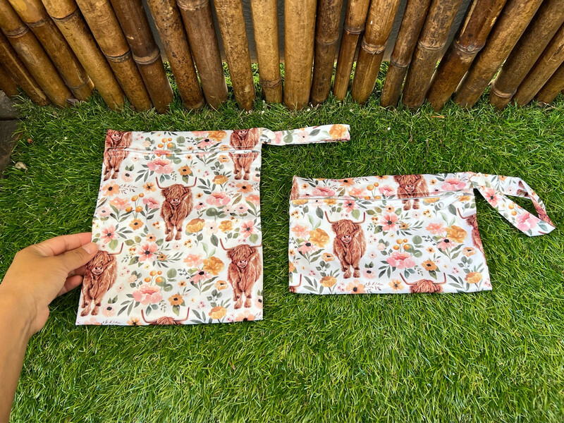 Cow Zip Pouches