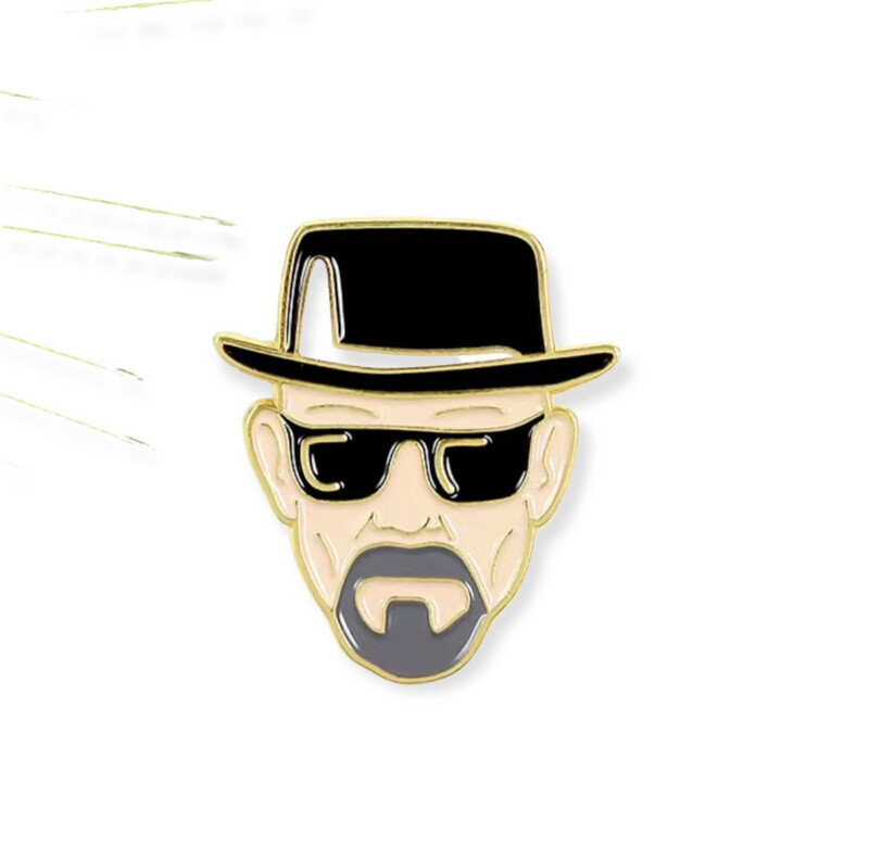 Walter White Metal Pin