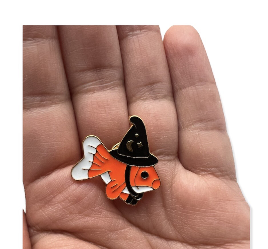 Magical Fish Metal Pin