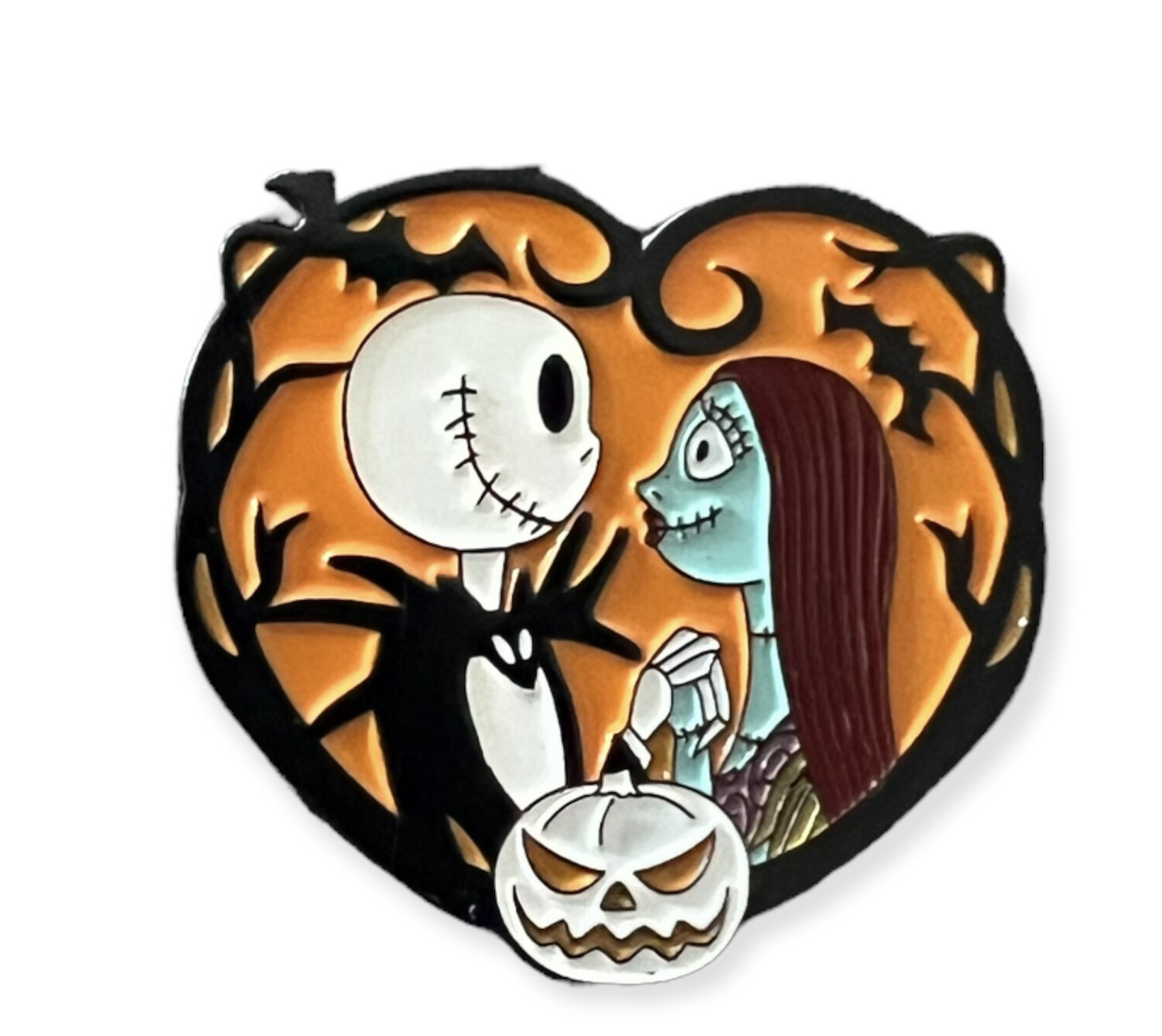 Jack And Sally Metal Pin