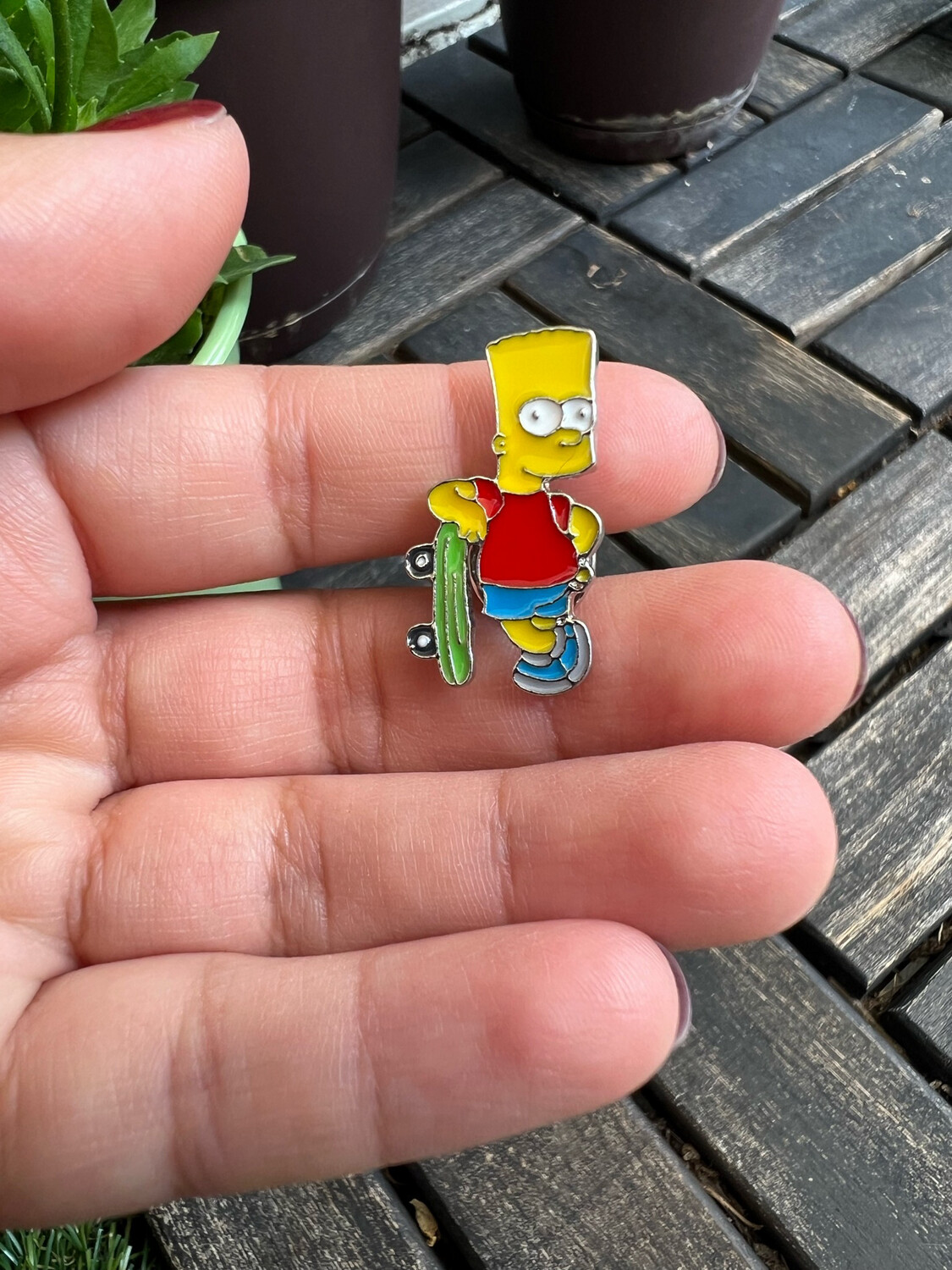 Bart Simpson Metal Pin