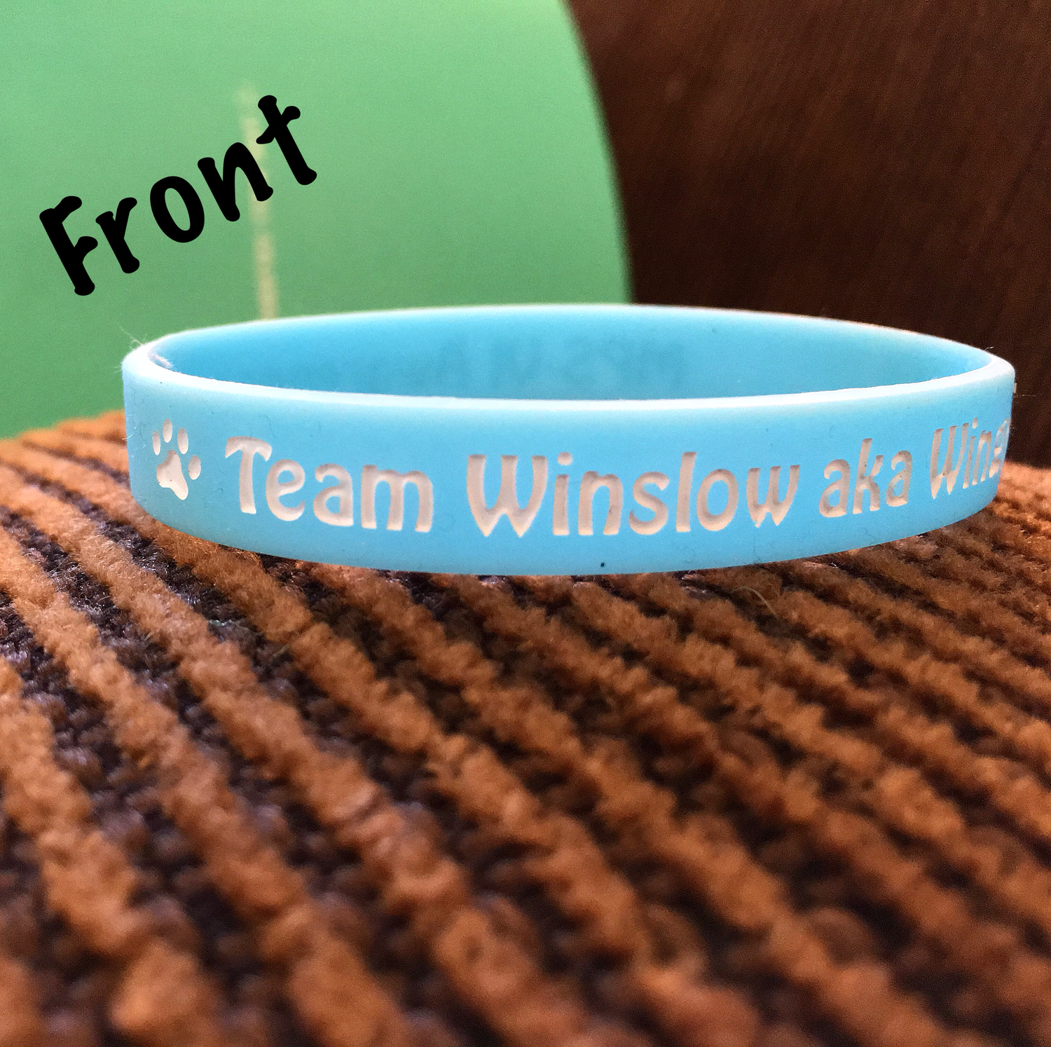Team Winslow aka Wingnut bracelet *BLUE*