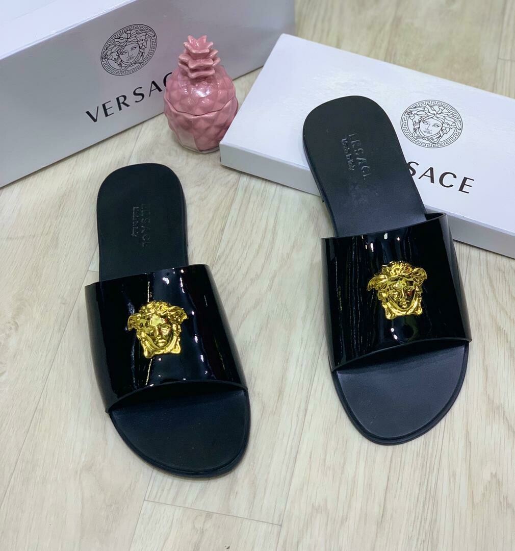 versace palm slippers