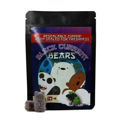 Gummy Bears 7x17mg - Black Current (Grape)