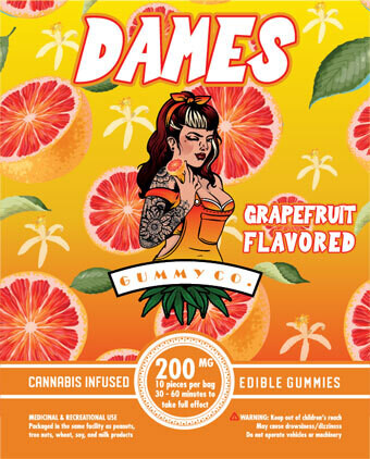 Dames - THC Gummies GRAPEFRUIT