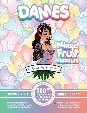 Dames - THC Gummies MIXED FRUIT