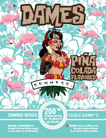 Dames - THC Gummies PINA COLADA