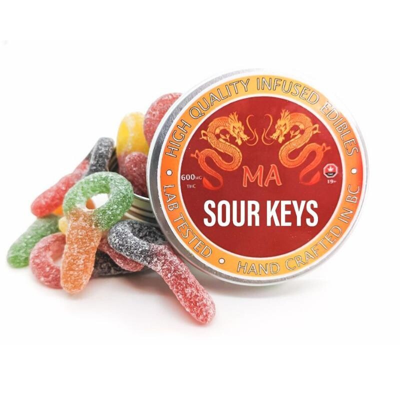 MA Edibles - Sour Keys 10 x 60mg