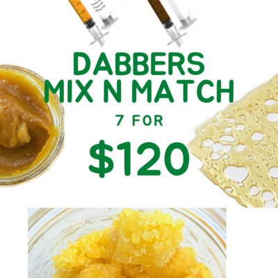 DABBERS MIX N MATCH 7 FOR $120