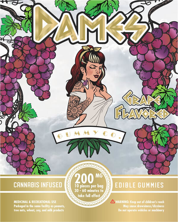 Dames - THC Gummies GRAPE