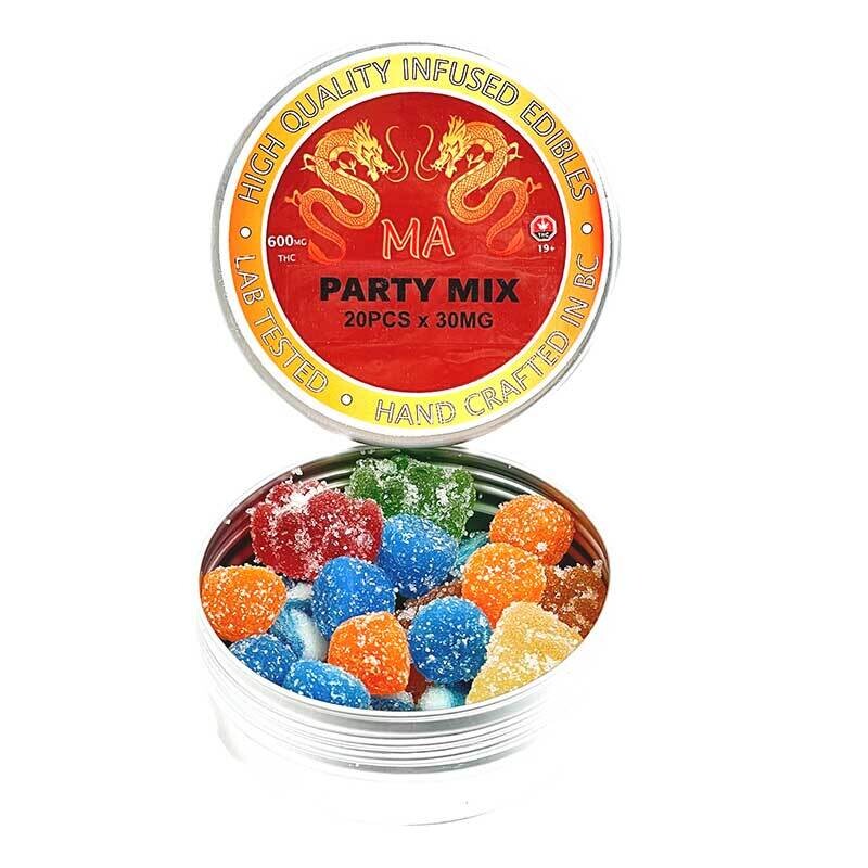 MA Edibles -Party Mix 10 x 60mg