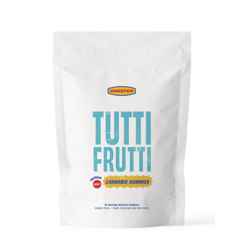 OneStop – Tutti Frutti THC/CBD Gummies 1:1 500mg