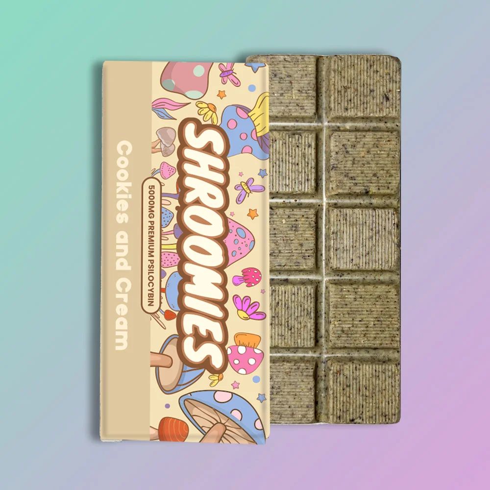 Shroom Bars - 5000MG, FLAVOURS: COOKIES N CREAM
