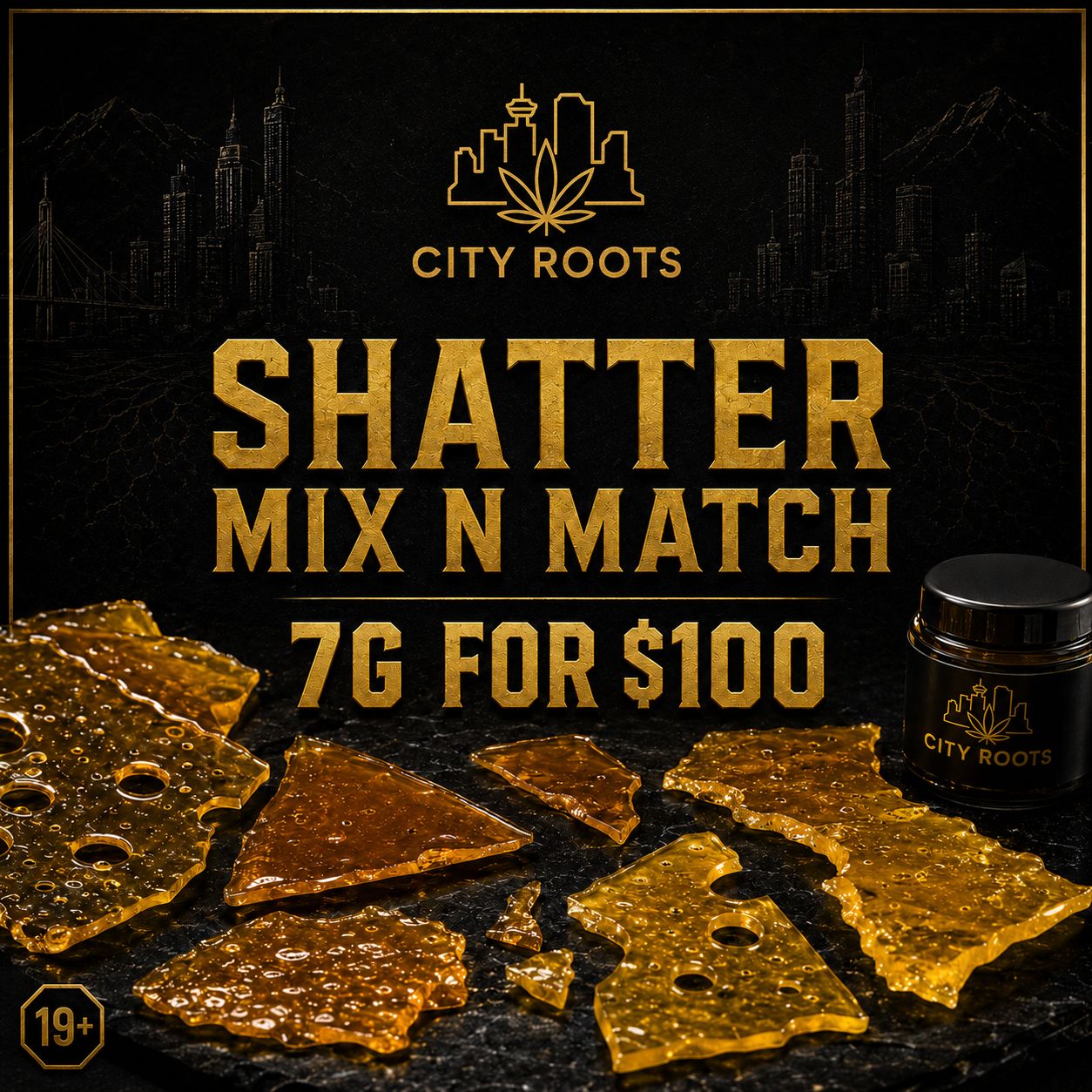 SHATTER SPECIAL  buy 6 grams get 1 free