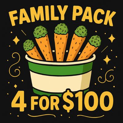PREROLLS - FAMILY PACK 4 PACKS FOR $100 MIX N MATCH
