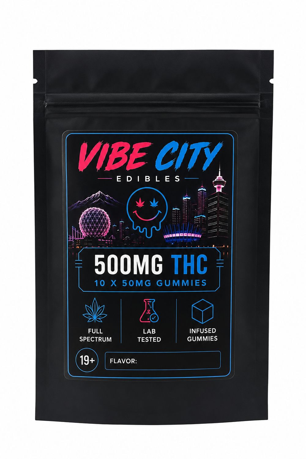 Vibe City - FULL SPECTRUM GUMMIES 500mg