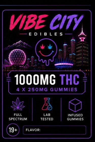 Vibe City - FULL SPECTRUM GUMMIES 1000mg