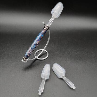 Mixed Colored Toothbrush with Gun Metal Finish 2