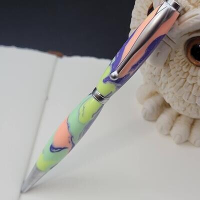 Glow in the Dark Pen Blank Neon Green Acrylic slimline bolt action sierra  new