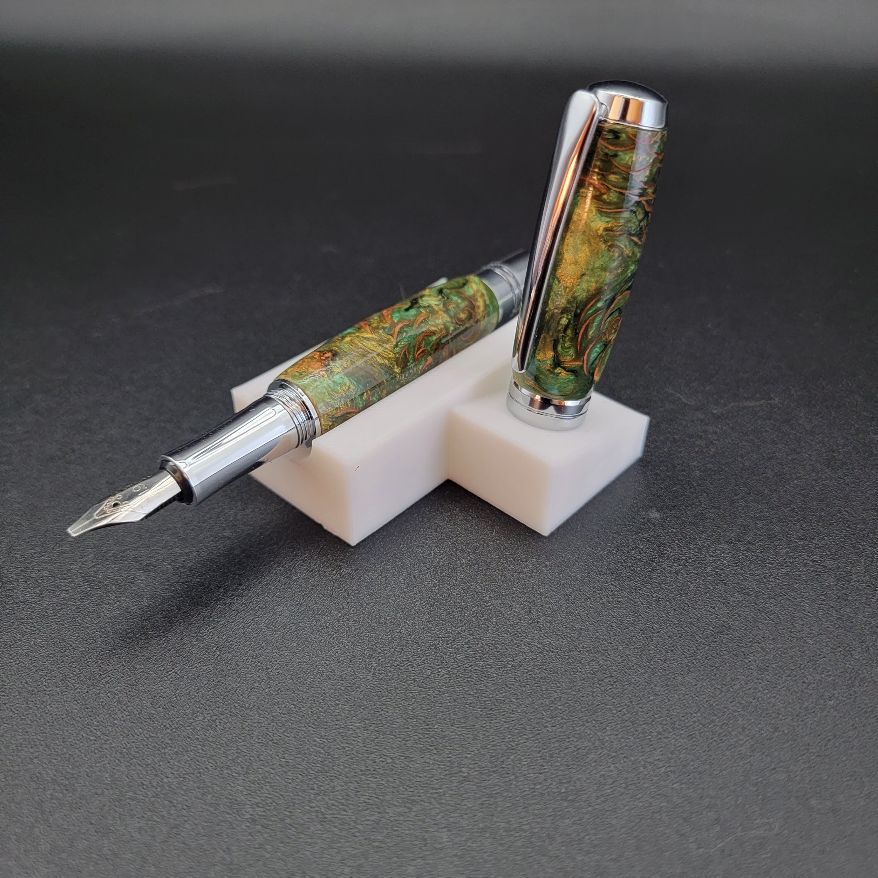 Hethrone Feather Pen Glass Pen Fountain Pen Calligraphy Pen Set with Ink  Unique Gift For Calligraphy