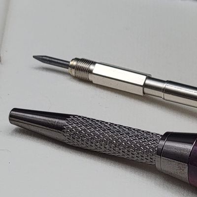 Purple Mechanical Carpenter Pencil with Gun Metal Finish