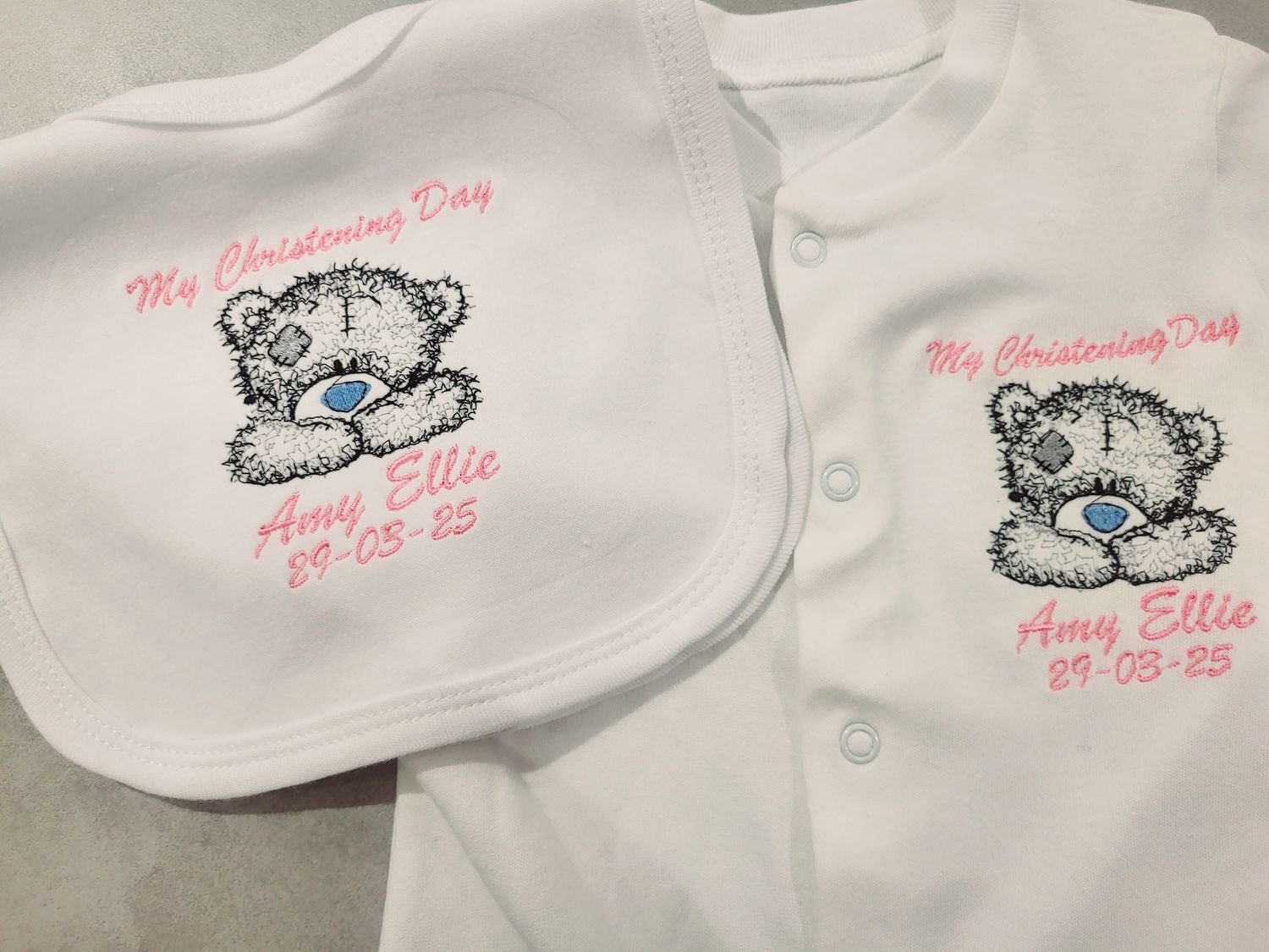 Baby Bib &amp; Gro Set - Bear