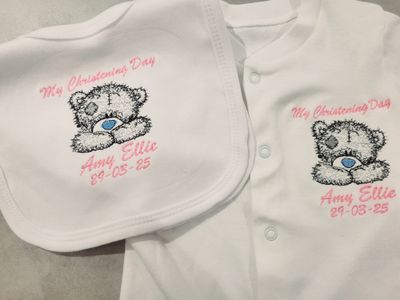 Baby Bib &amp; Gro Set - Bear