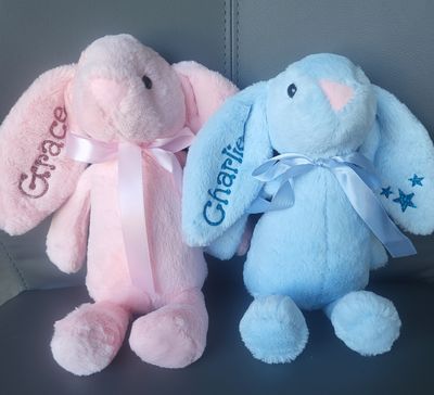 Personalised Small Flopsy Bunny (26cm)