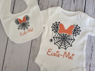 Baby Bib &amp; Vest Set - Halloween 