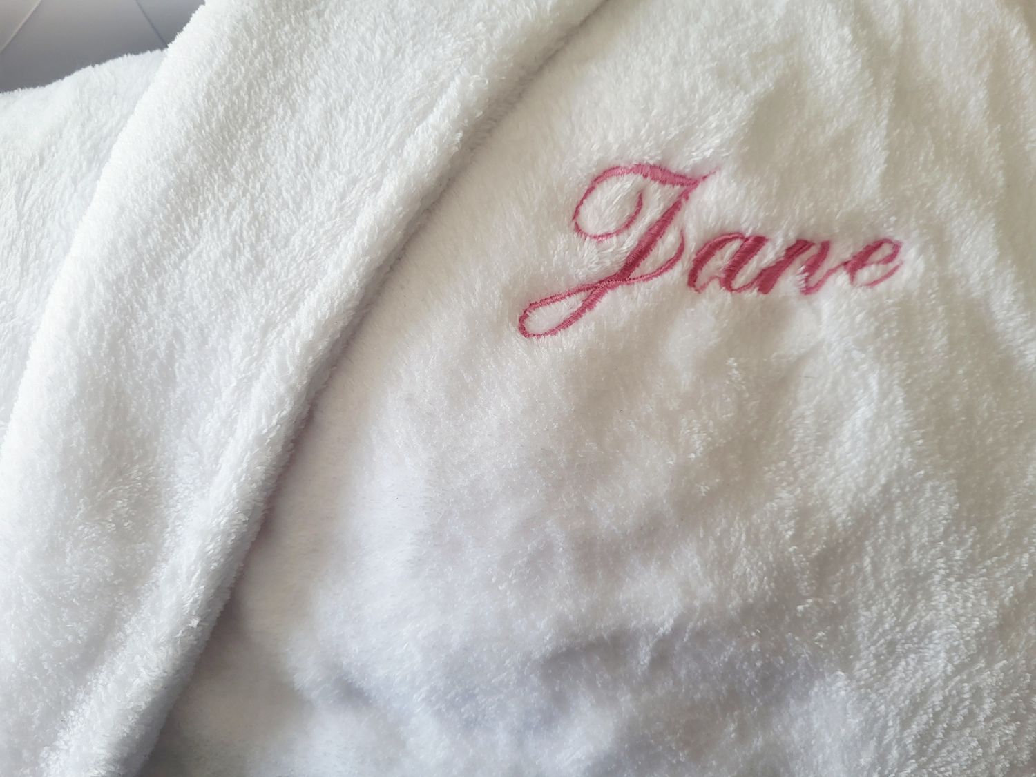 Personalised Supersoft Ladies Bathrobe