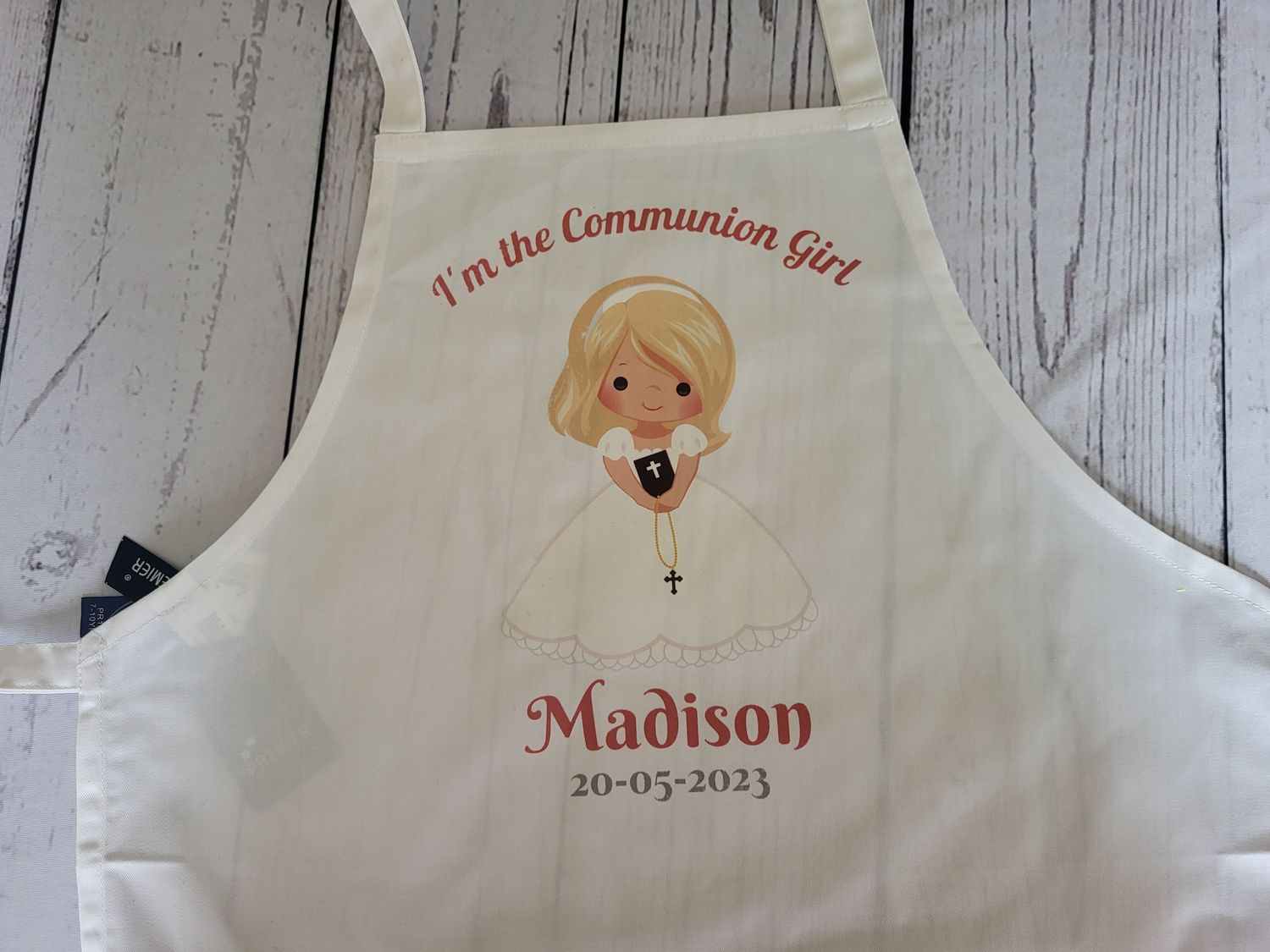 Personalised Communion Apron
