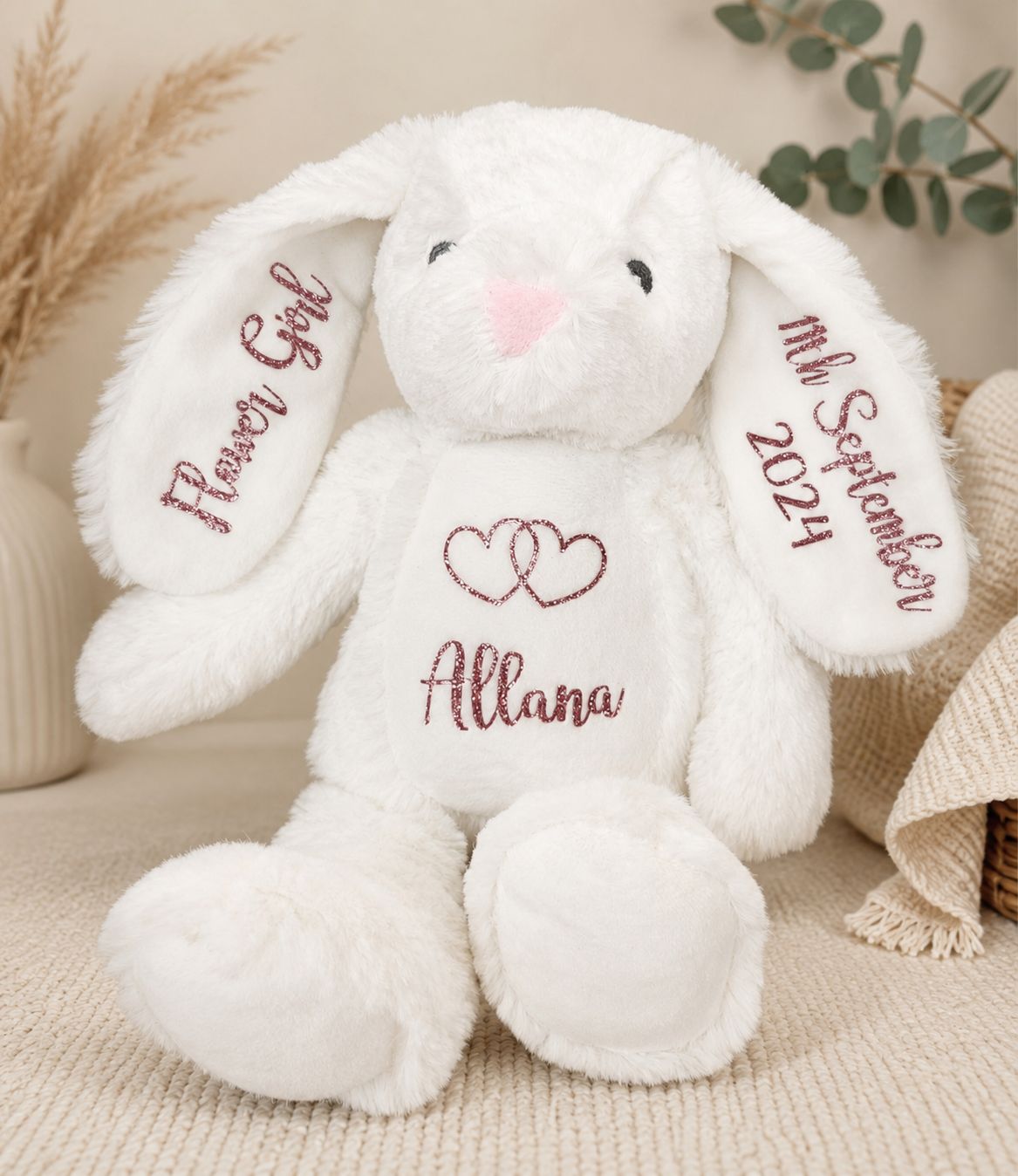 Personalised Medium Mumbles Bunny (26cm)