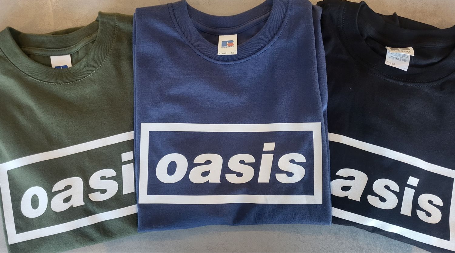 Oasis Logo Tee - Various Colours &amp; Sizes