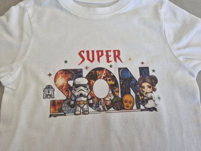 Additional Son Star Wars Inspired T-Shirt set - Fathers Day
