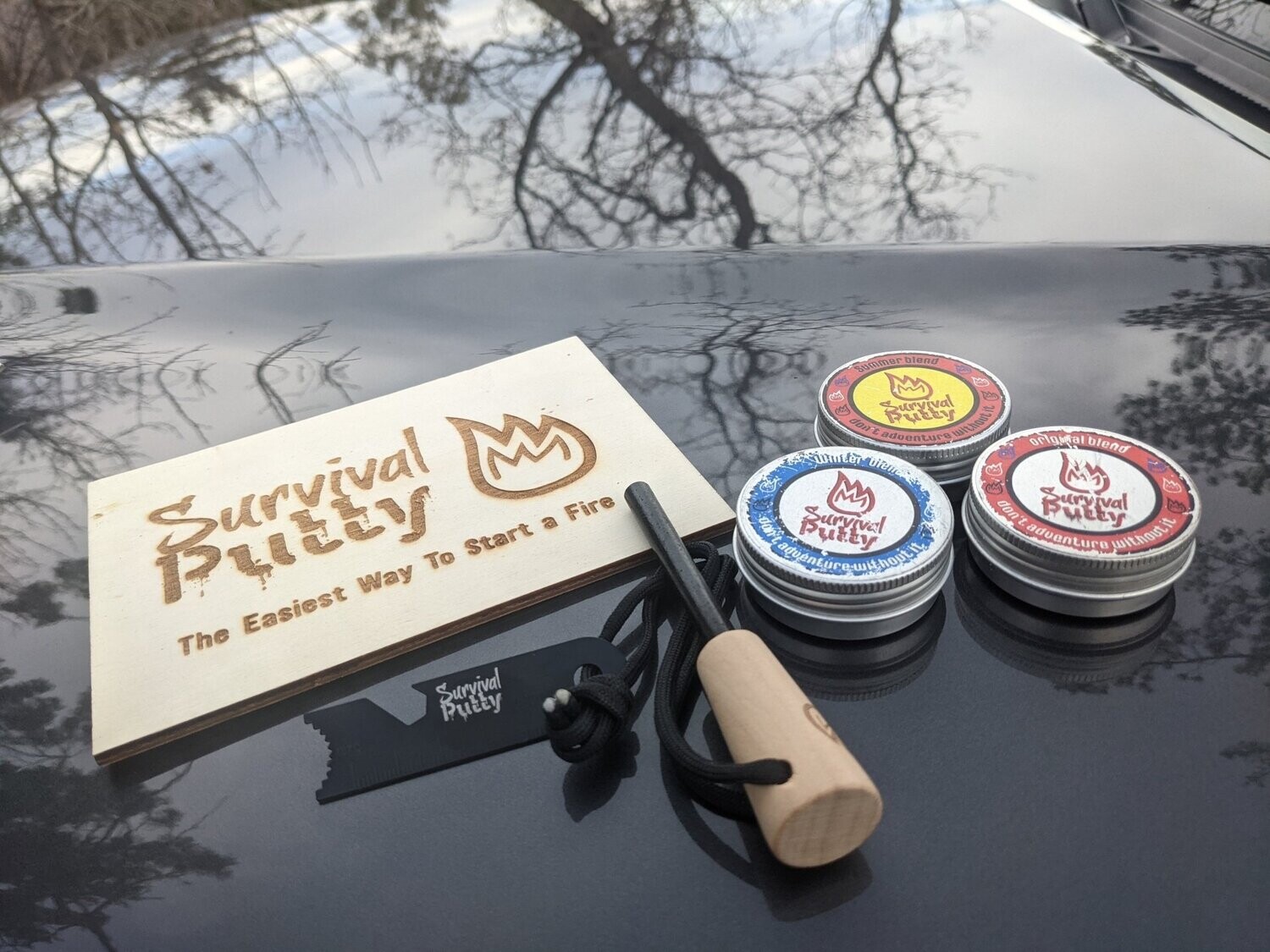 Warm Weather Survival Putty   + Ferro Rod  (FREE SHIPPING)