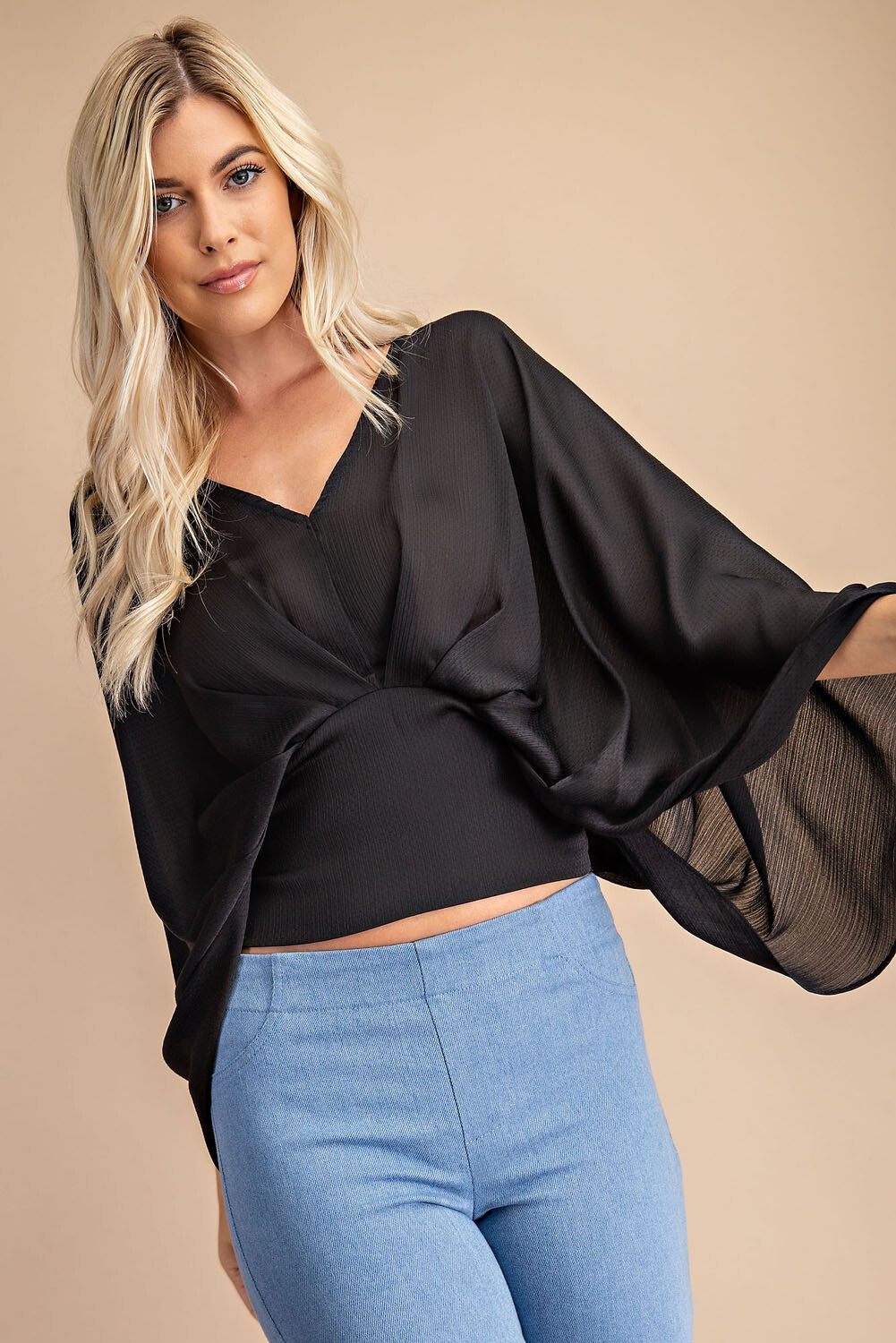VNeck Kimono Top