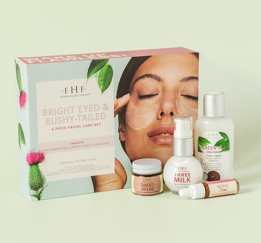 Bright Eyed &amp; Bushy Tailed 4 piece Facial Starter Kit