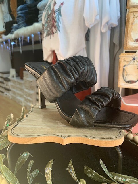 Feline Double Ruched Sandal