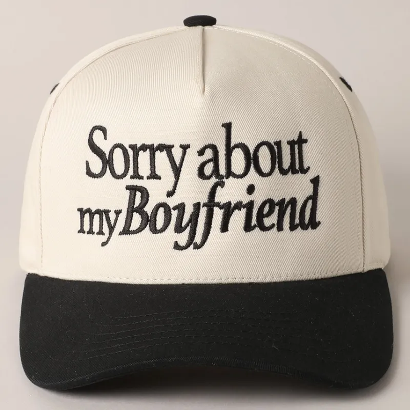 Sorry About My Boyfriend Trucker Hat