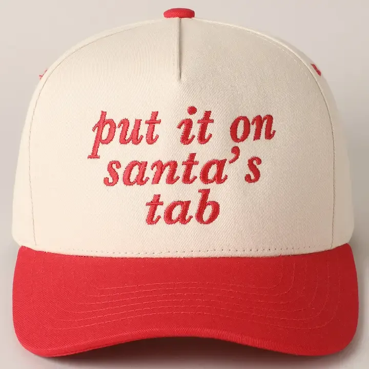 Put It On Santas Tab Ball Cap