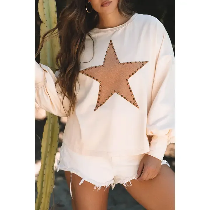 Studded Star Sweatshirt