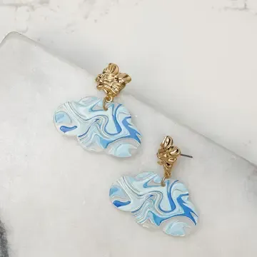 Blue Cloud Earrings