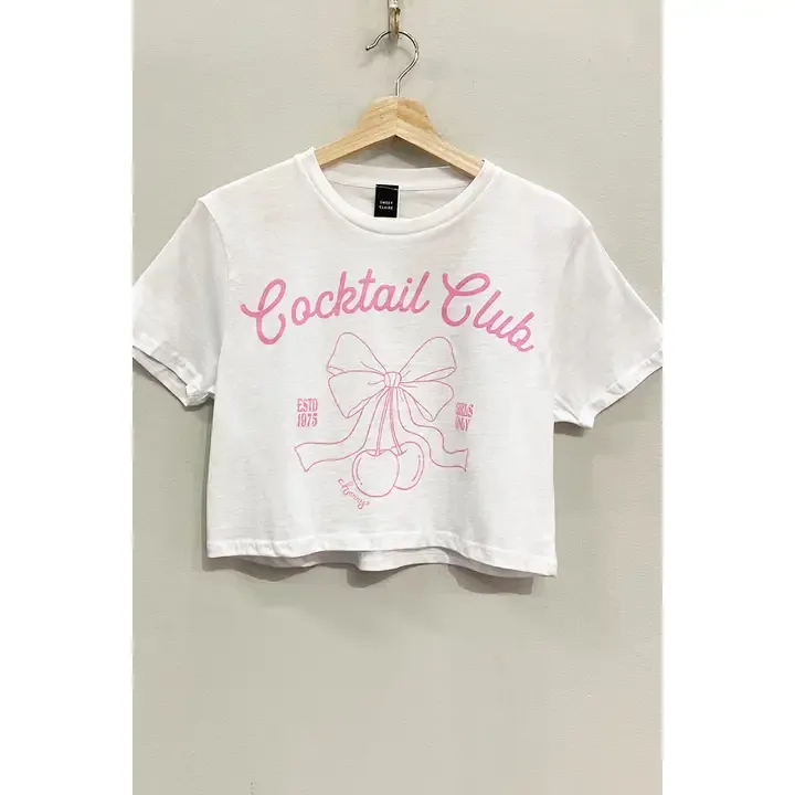 Cocktail Club Crop Top