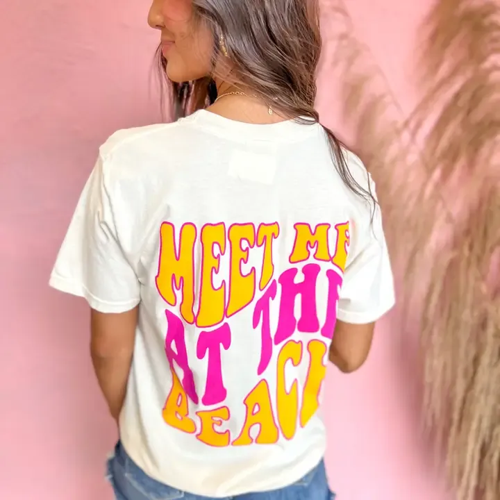Meet Me At The Beach Graphic Tee