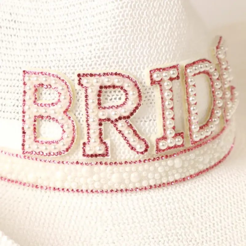 Bride White Cowgirl Hat