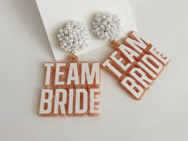 Team Bride Earrings