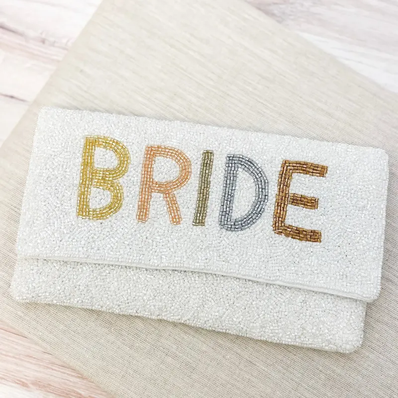 Bride Beaded Clutch