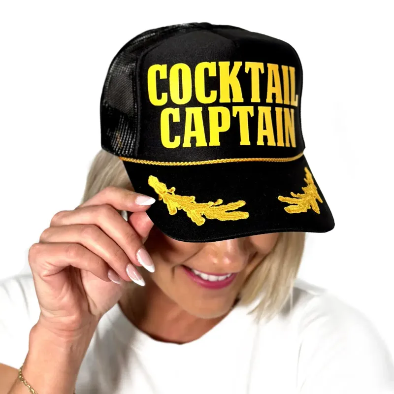 Cocktail Captain Hat